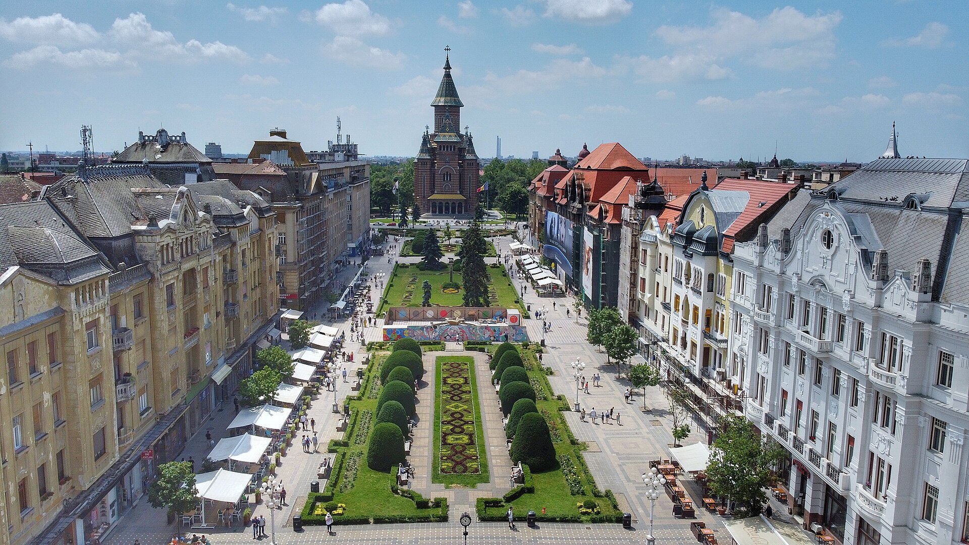 Piața Victoriei din Timișoara