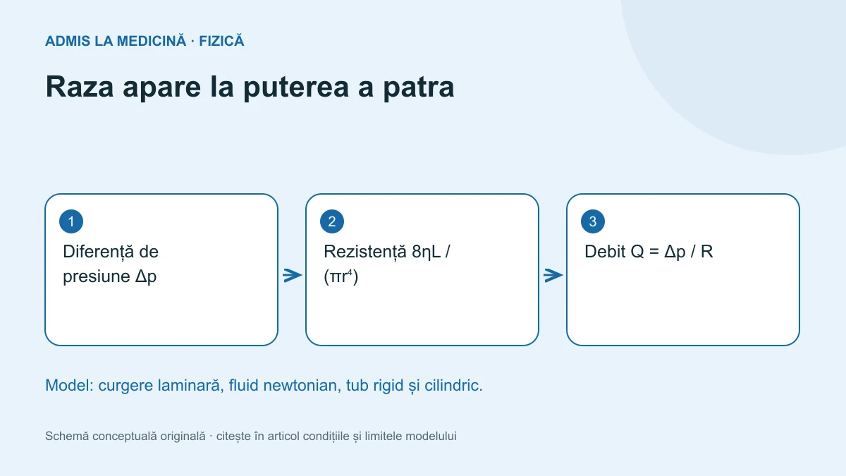 Raza apare la puterea a patra. Schemă conceptuală originală Admis la Medicină.